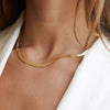 Colar Malha Cloe Banhado em Ouro 18k - Modelo Zoom