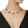 Colar 10 Trevos Banhado em Ouro 18k