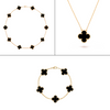 Conjunto Trevo 2 Colares + 1 Pulseira