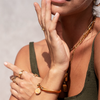 Pulseira de São Bento Banhado em Ouro 18k - Modelo