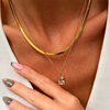 Colar Pingente Eternal Banhado em Ouro 18k - Modelo Frontal