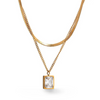 Colar Pingente Eternal Banhado em Ouro 18k - Fundo Branco