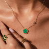 Colar Trevo Ivy Banhado em Ouro 18k - Zoom Colar