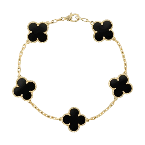 Conjunto Trevo | 2 Colares + 1 Pulseira Banhados em Ouro 18k