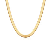 Colar Malha Cloe Banhado em Ouro 18k - Fundo Branco