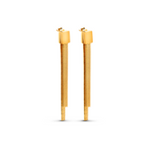 Brinco Água Viva Banhado em Ouro 18k - Fundo Branco