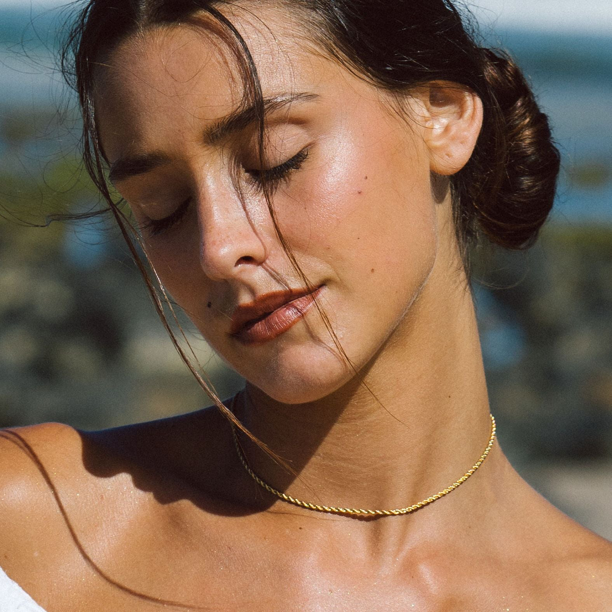 Colar Valentina Banhado em Ouro 18k - Modelo