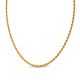 Colar Valentina Banhado em Ouro 18k - Fundo Branco